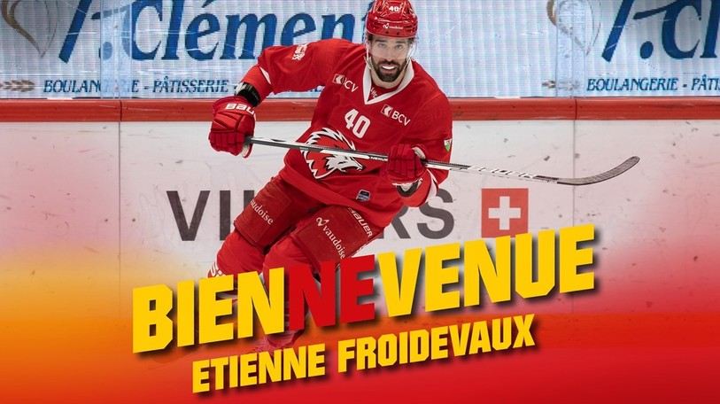 Etienne Froidevaux a signé pour deux saison au HC Bienne. (Photo : HC Bienne).