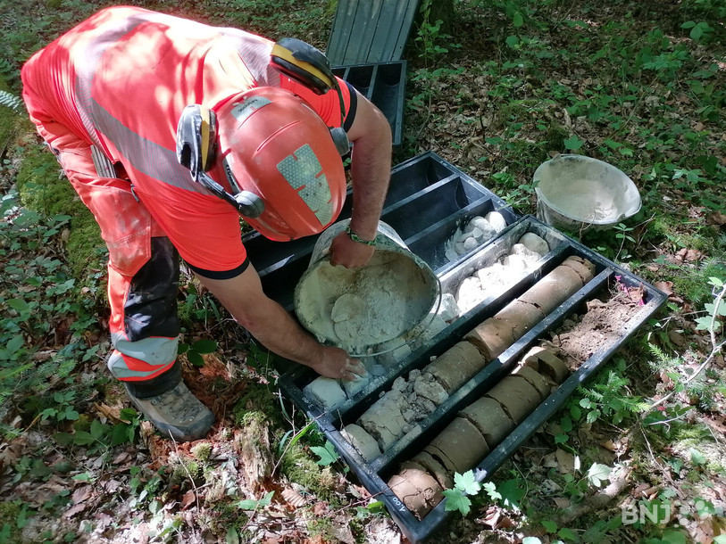Les données récoltées permettront d'analyser les caractéristiques du sous-sol.