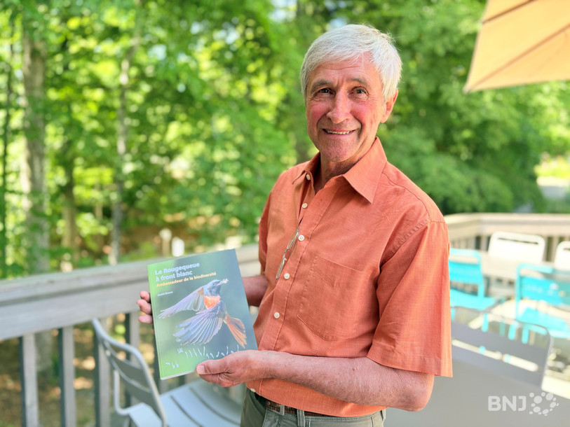 André Bossus a publié son livre sur le Rougequeue à front blanc aux Editions de la Girafe.