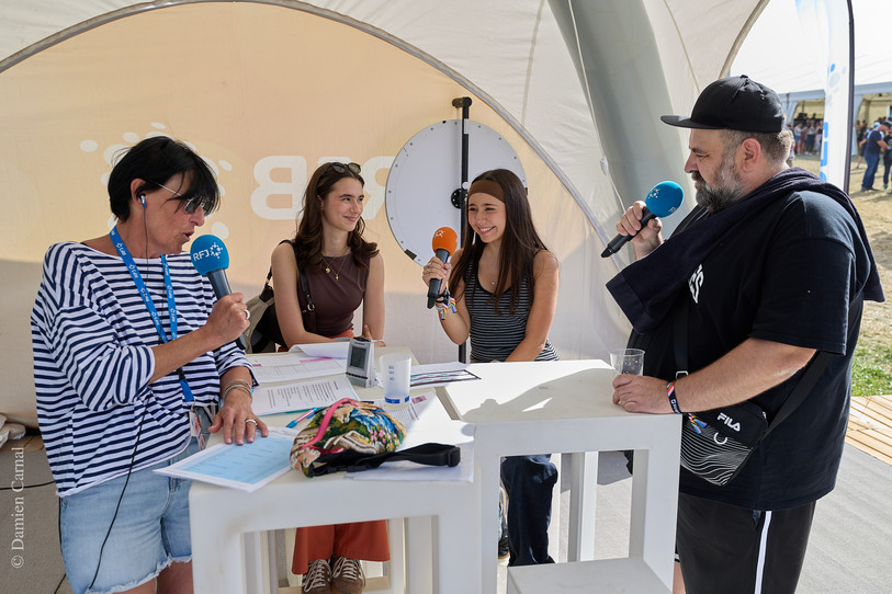 Les jeunes représentants du groupe des Collèges