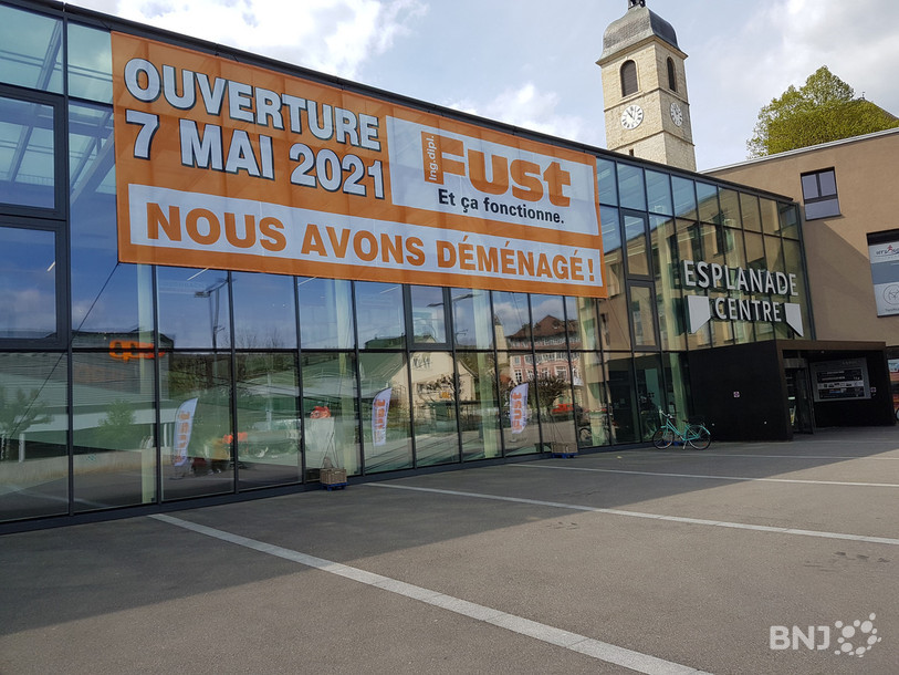 L'Esplanade Centre à Porrentruy affiche à nouveau complet, mais l'exécutif aimerait bien aussi dynamiser sa vieille ville.