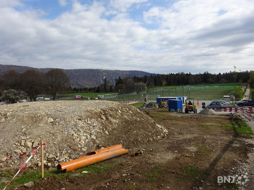 De nombreux travaux sont en cours à la « Fin du monde » à Macolin. S'y ajoute un bunker d'armasuisse.