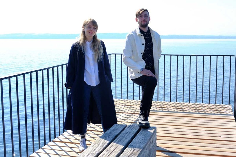 Caroline Bourrit et Simone Nicola Filippo séjourneront six mois en résidences artistiques. (Photo : Bernard Python).