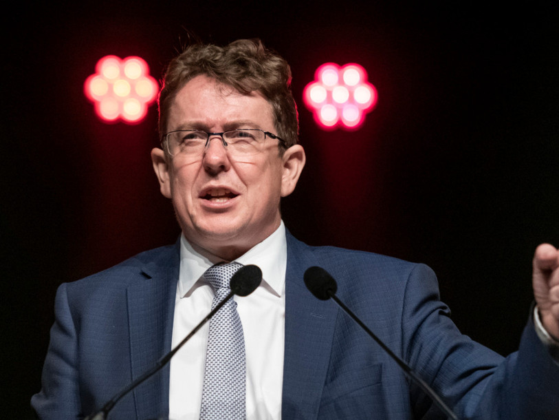 Albert Rösti est le dernier candidat à convoiter le poste de président de la FSFM. (Photo : KEYSTONE / Patrick Huerlimann).