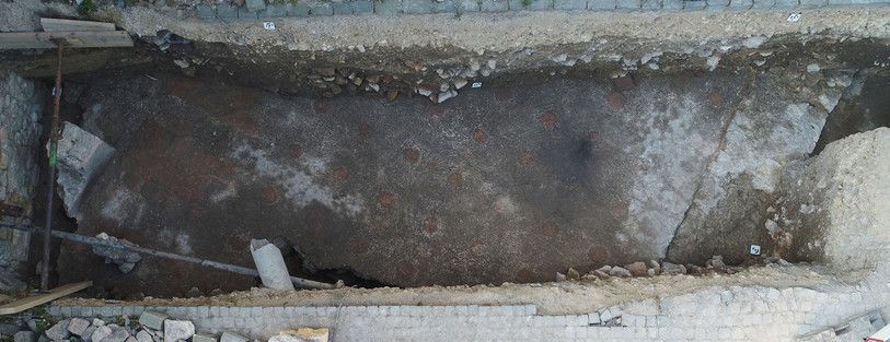 La villa gallo-romaine de Colombier livre ses secrets, notamment son hypocauste, système de chauffage au sol. (Photo: Office de l'archéologie cantonale)