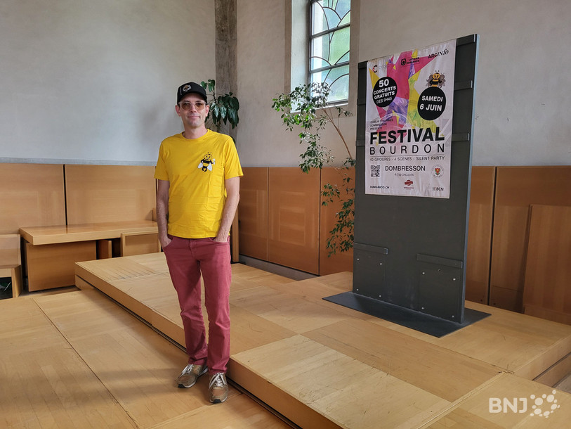 Le festival compte plus de 40 groupes divers, tous réunis autour de la voix. Patrick Rickli en est le programmateur.