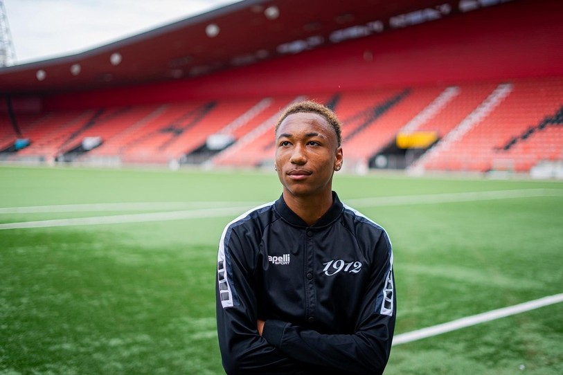 Mathis Dind arrive à Xamax après sa formation à l'AFF et une demi-saison en Promotion League avec Bulle. (Photo : Neuchâtel Xamax)