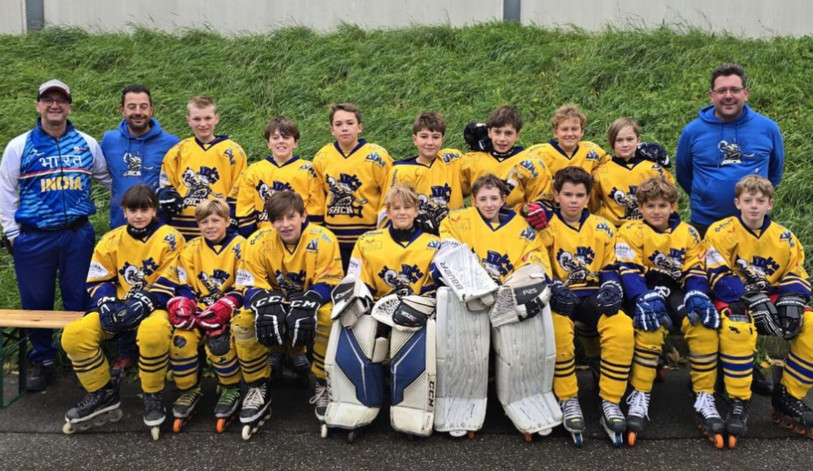 L'équipe des U13 du SHC La Neuveville vont vivre une belle expérience ce week-end en Allemagne. (Photo : SHC La Neuveville)