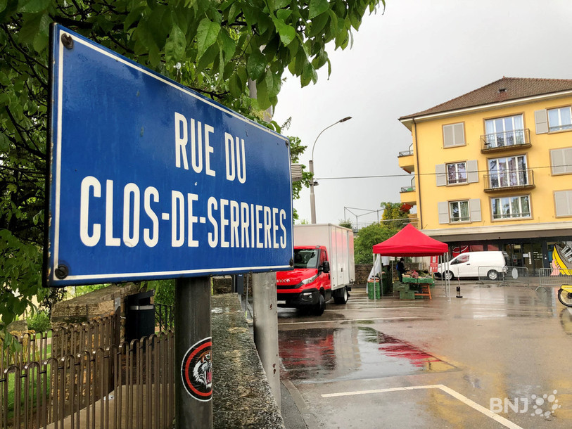 Le réaménagement de la rue du Clos-de-Serrières fait partie des priorités pour le Conseil communal de Neuchâtel. (Photo d'archives)