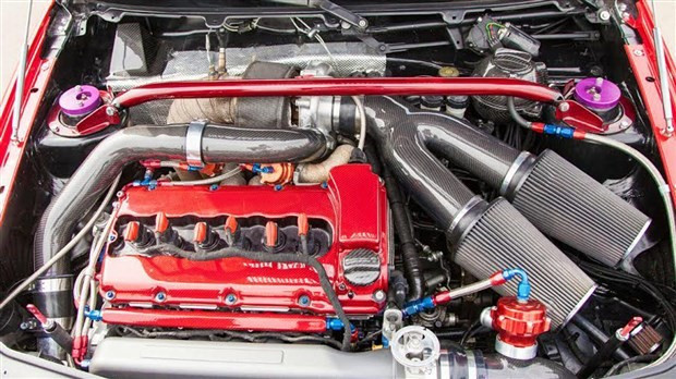 Un exemple de moteur modifié. (Photo : police cantonale jurassienne).