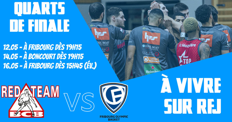 Les quarts de finale du BC Boncourt sont à vivre sur RFJ.
