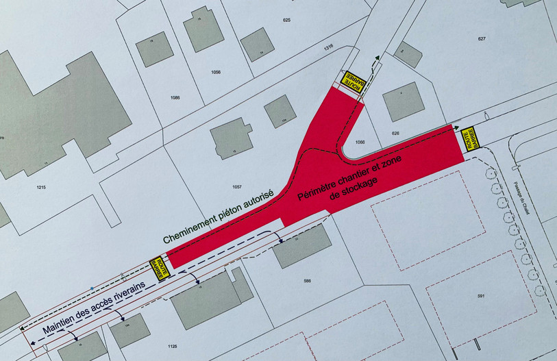 Des travaux auront lieu au carrefour des rue du Soleil et Paul-Charmillot à St-Imier. (Photo: Municipalité de St-Imier)