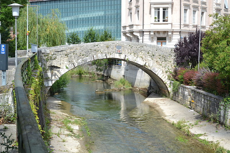 Le pont de la Maltière n'est plus accessible depuis ce lundi. (Photo : WikimediaCommons).