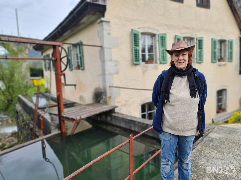 Johanna Gerber fait découvrir l'histoire du Martinet de Corcelles aux visiteurs depuis six ans.