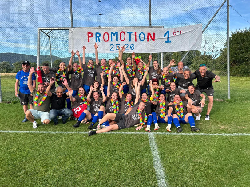 Le FC Courrendlin-Courroux tient sa promotion ! (Photo : FC Courrendlin-Courroux)