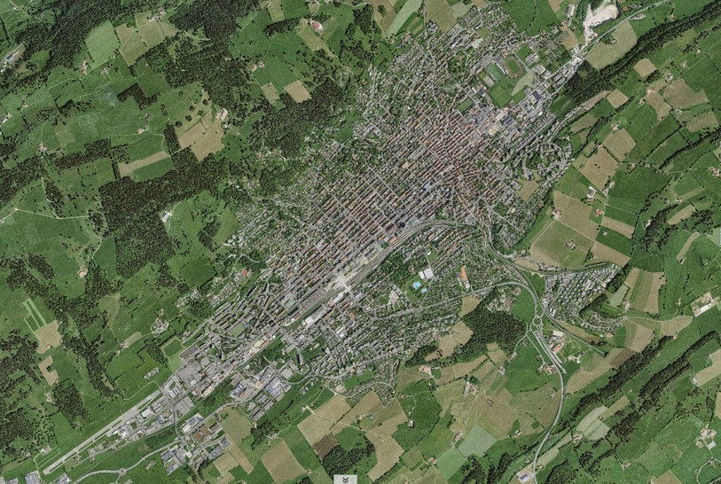 La Chaux-de-Fonds et sa voisine Le Locle s'intéressent aux liens entre environnement urbain et qualité de vie. (Photo : sitn.ne.ch)
