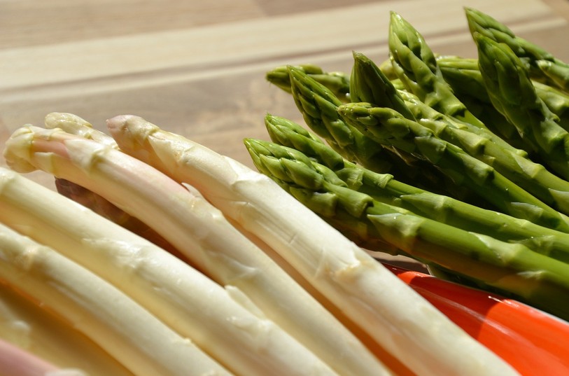 asperges blanches et vertes