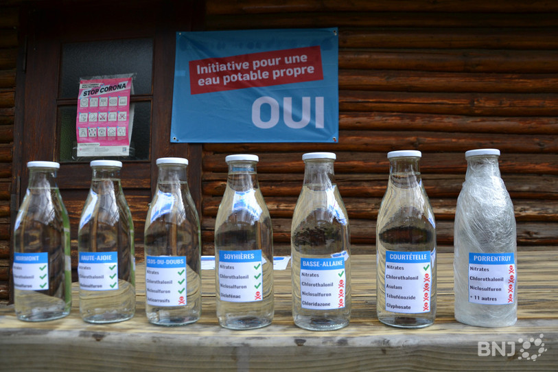 Certains villages du canton ont une eau qui contient trop de pesticides à son état brut.