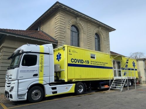 Le camion de vaccination se rendra dans les communes excentrées du canton. (Photo : Canton de Berne).