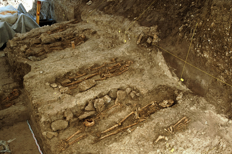 Une quarantaine de sépultures ont été découvertes au total. (Photo : Service archéologique du canton de Berne)