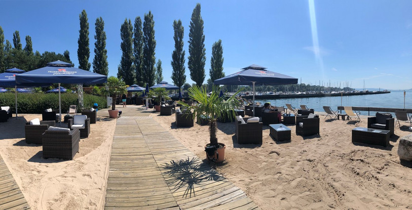 La 11e édition du Beachtown se tiendra du 28 mai au 15 août 2021 à Bienne. (Photo : www.beachtown.ch)