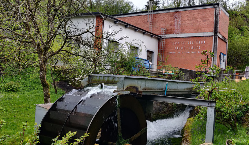 Le réservoir de la Raissette alimente St-Imier en eau potable depuis 1893. L'une des conduites n'avait jamais été remplacée. (Photo : Municipalité de St-Imier).