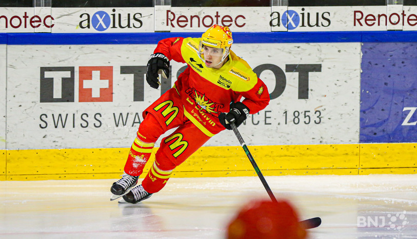 Guillaume Asselin portera le maillot du HC Ajoie pour les deux prochaines saisons. (Photo : Mauricette Schnider).