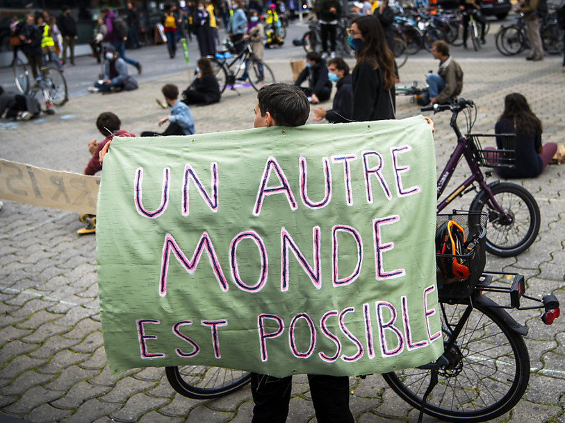 SCHWEIZ KLIMASCHUTZ PROTEST