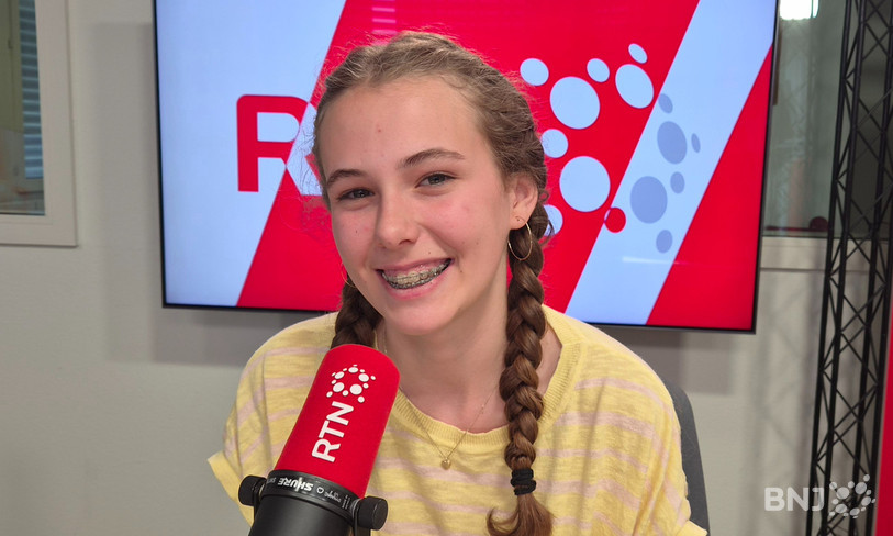 Juliette Rose, à quelques minutes de son live, dans « La Matinale ».