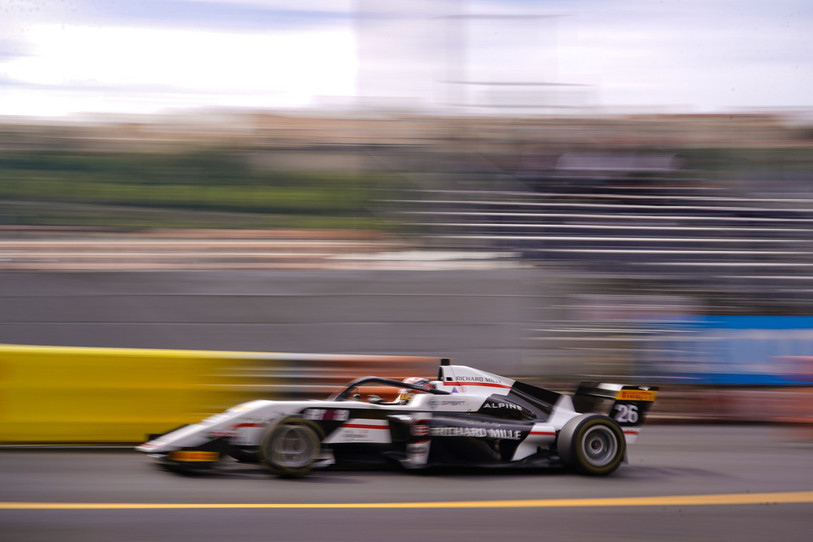 Tout n'a pas été au clair ce week-end pour Grégoire Saucy à Monaco. (Photo : Actualfoto/www.formularegionaleubyalpine.com)