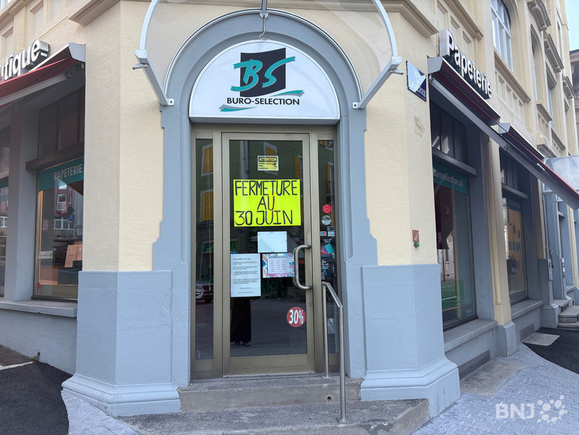 Buro Sélection fermera les portes de sa papeterie chaux-de-fonnière à la fin du mois.