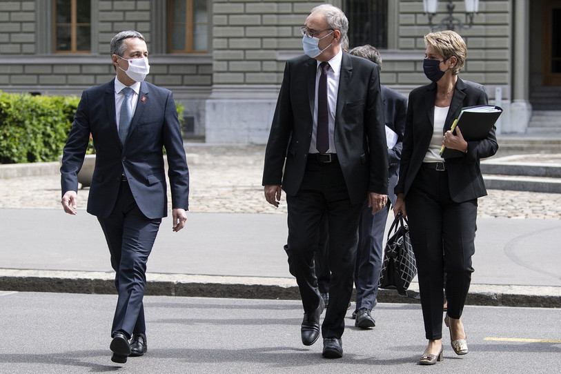 Les négociations entre Bruxelles et le Conseil fédéral n'ont pas abouti. (KEYSTONE/Peter Schneider)