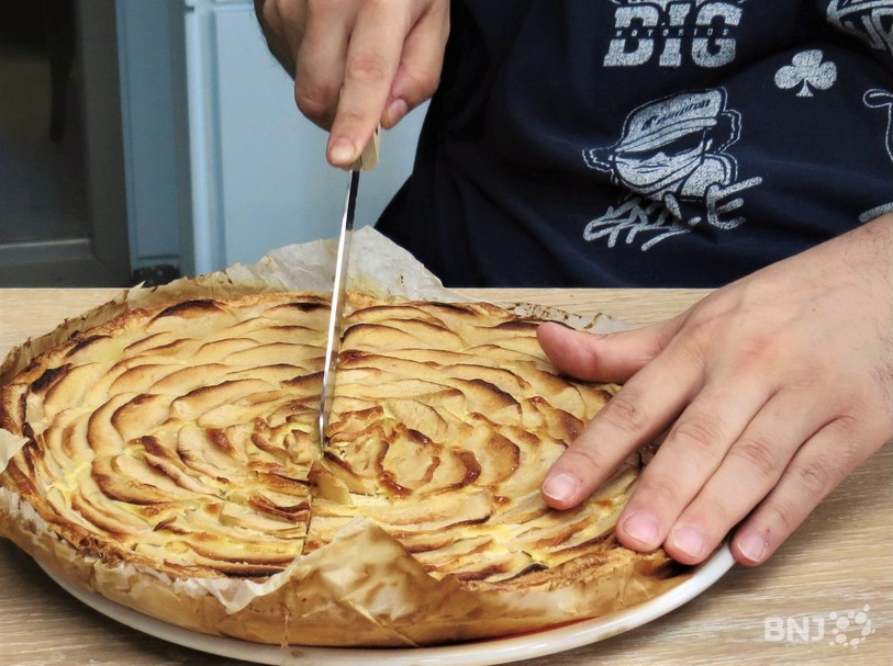 Le gâteau pommes d'Hakim Zitouna