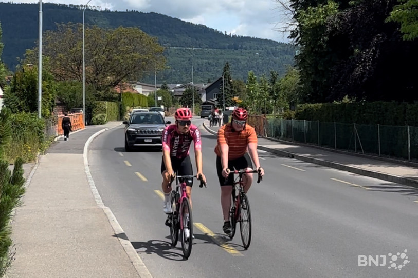 RFJ a accompagné Arnaud Tendon sur le parcours des Championnats de Suisse.