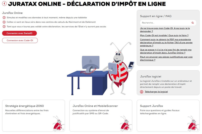 Patrick Chapuis demande la mise en place d'un système de traçabilité des déclarations fiscales dans le Jura (photo: jura.ch).