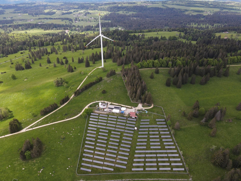 Le Swiss Energypark a couvert 77% de la consommation de la région. (Photo : archive)