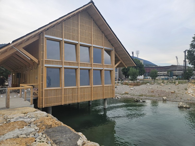 Le nouveau Café-bain des Jeunes Rives ouvrira ses portes prochainement.