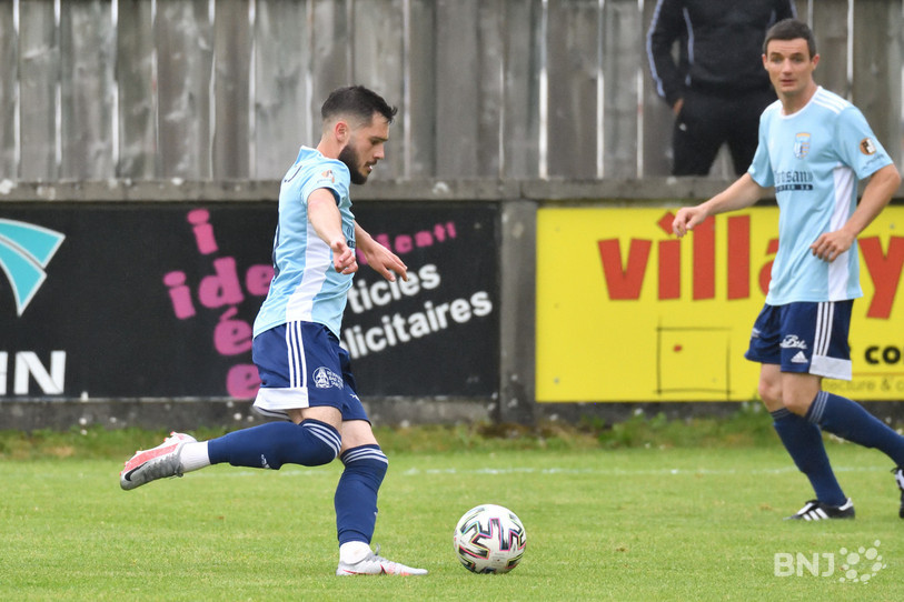 Hugo Borne a inscrit le dernier but de la saison du FC Moutier (photo : archives/Georges Henz).