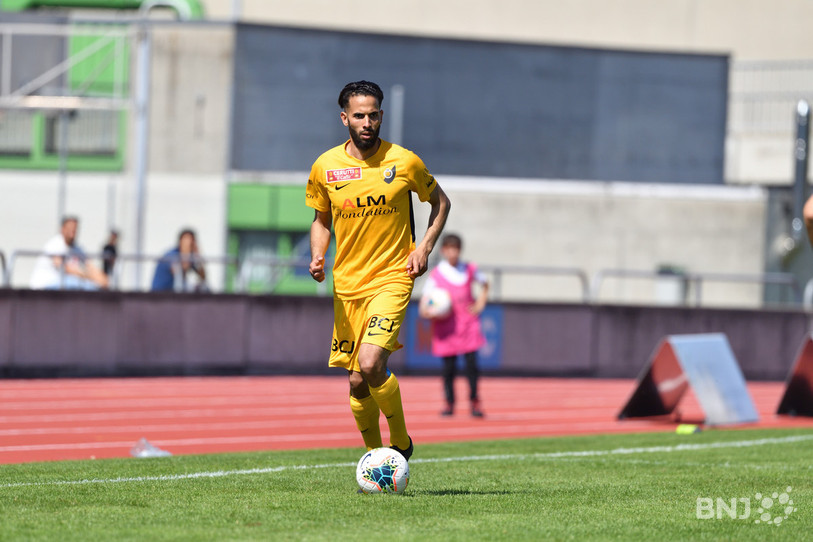 Mehdi Benhaddouche a marqué sur pénalty. (Photo : archives/Georges Henz).