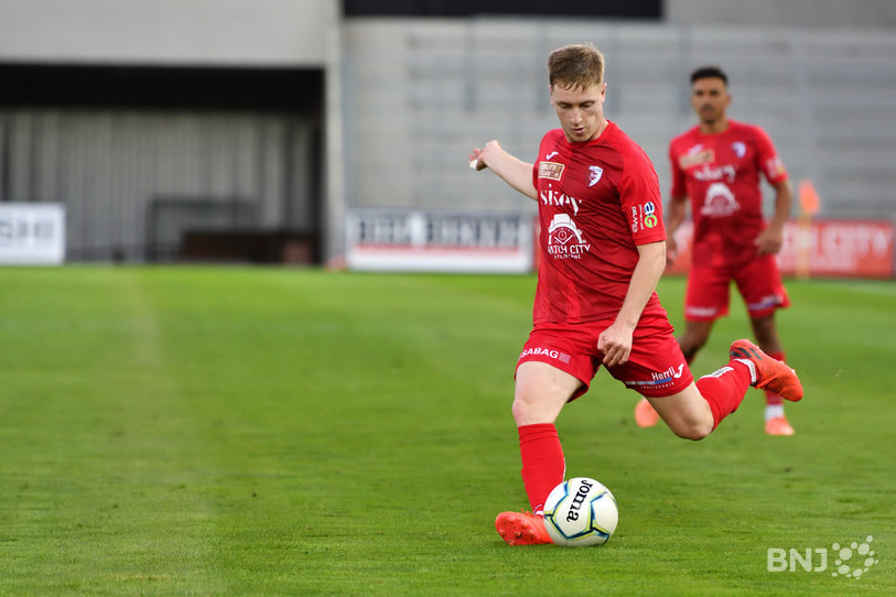 Nathan Garcia est le seul buteur du FC Bienne. (Photo : archives/Georges Henz).