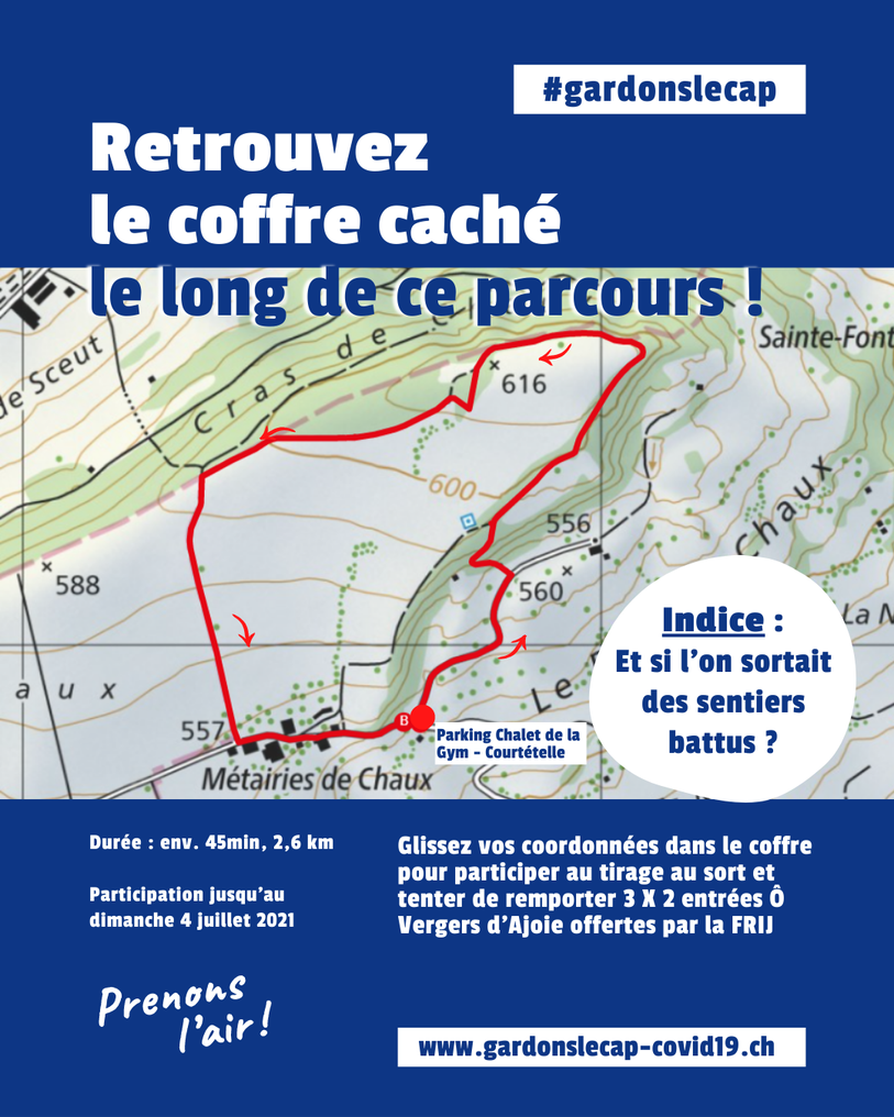 Retrouvez le coffre caché !