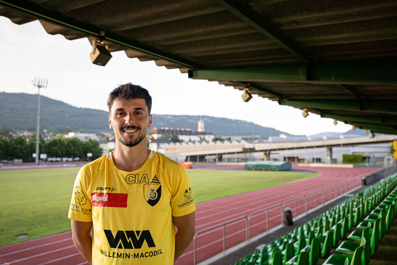 L'ailier Zenel Gavazaj débarque à La Blancherie. (Photo : SR Delémont/Thomas Henzelin)