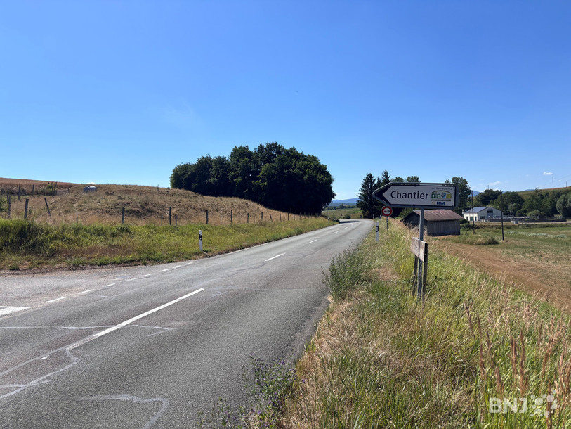 Les camions devaient jusqu'à présent sortir du village pour emprunter la piste de la DIB.