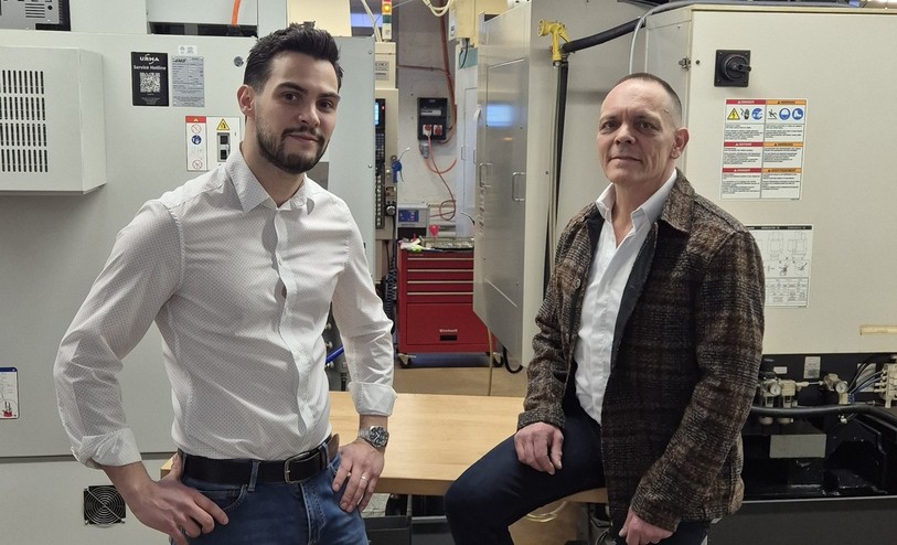 Anthony Calabria (à gauche) et son père Jean-Marcel, codirecteurs de l’entreprise, se réjouissent de s'installer dans des locaux plus grands et fonctionnels.