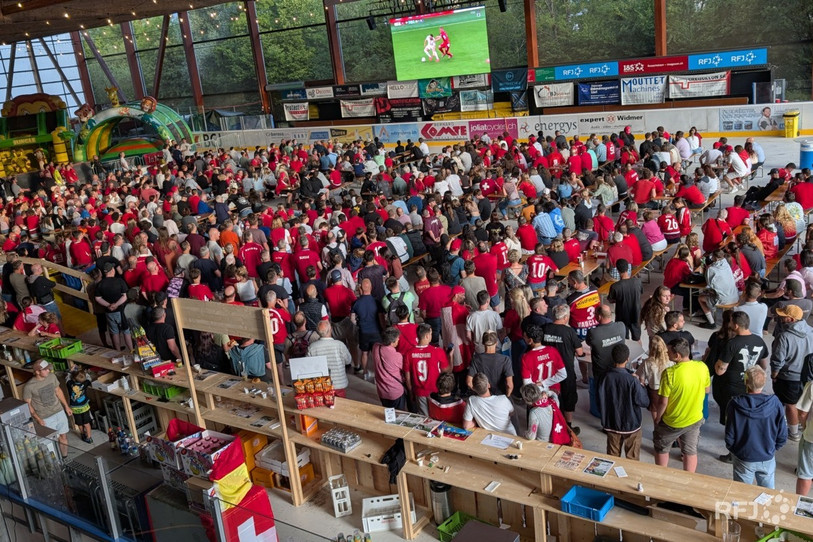 Les supporters jurassiens se sont réunis à Delémont ce matin