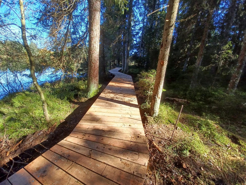 L'étang de la Gruère avec son nouveau ponton reste au coeur des attentions du Parc du Doubs (photo: Parc du Doubs.)