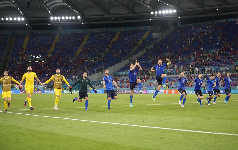L'Italie, c'est du (très) solide (photo : AP Photo/Alessandra Tarantino, Pool).