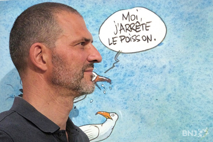 Philippe Duvanel est le chef d’orchestre… ou chef de bulles de Delémont'BD.