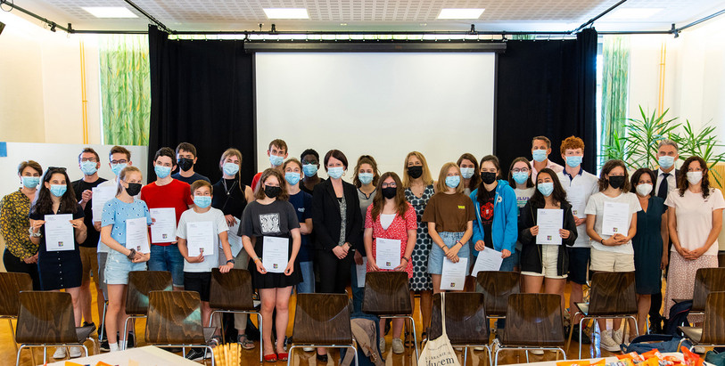Des élèves d'une classe des Terreaux à Neuchâtel arrivent également au terme de leur scolarité passée dans la filière PRIMA.