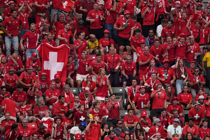 La Suisse affronte l’Argentine en quart de finale de la Coupe du monde. (Photo : AP Photo/Lindsey Wasson.)